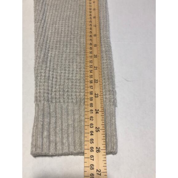 Old Navy Men’s Mock Neck Military Henley Waffle Sweater Pullover Beige Large New - Picture 6 of 9